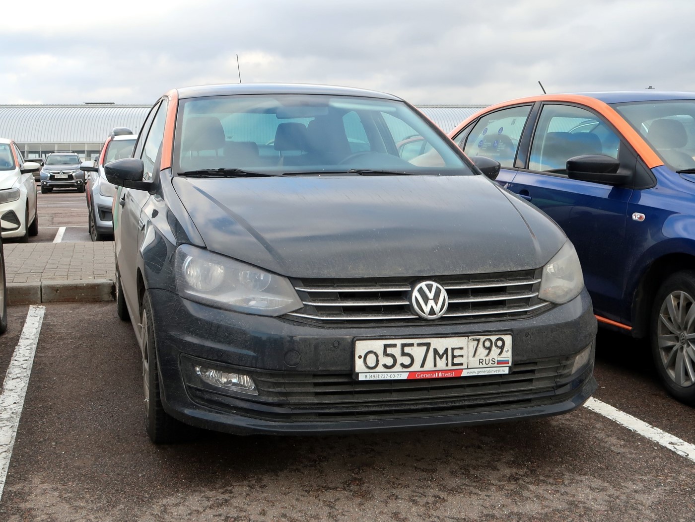 Москва, Volkswagen Polo № О 557 МЕ 799