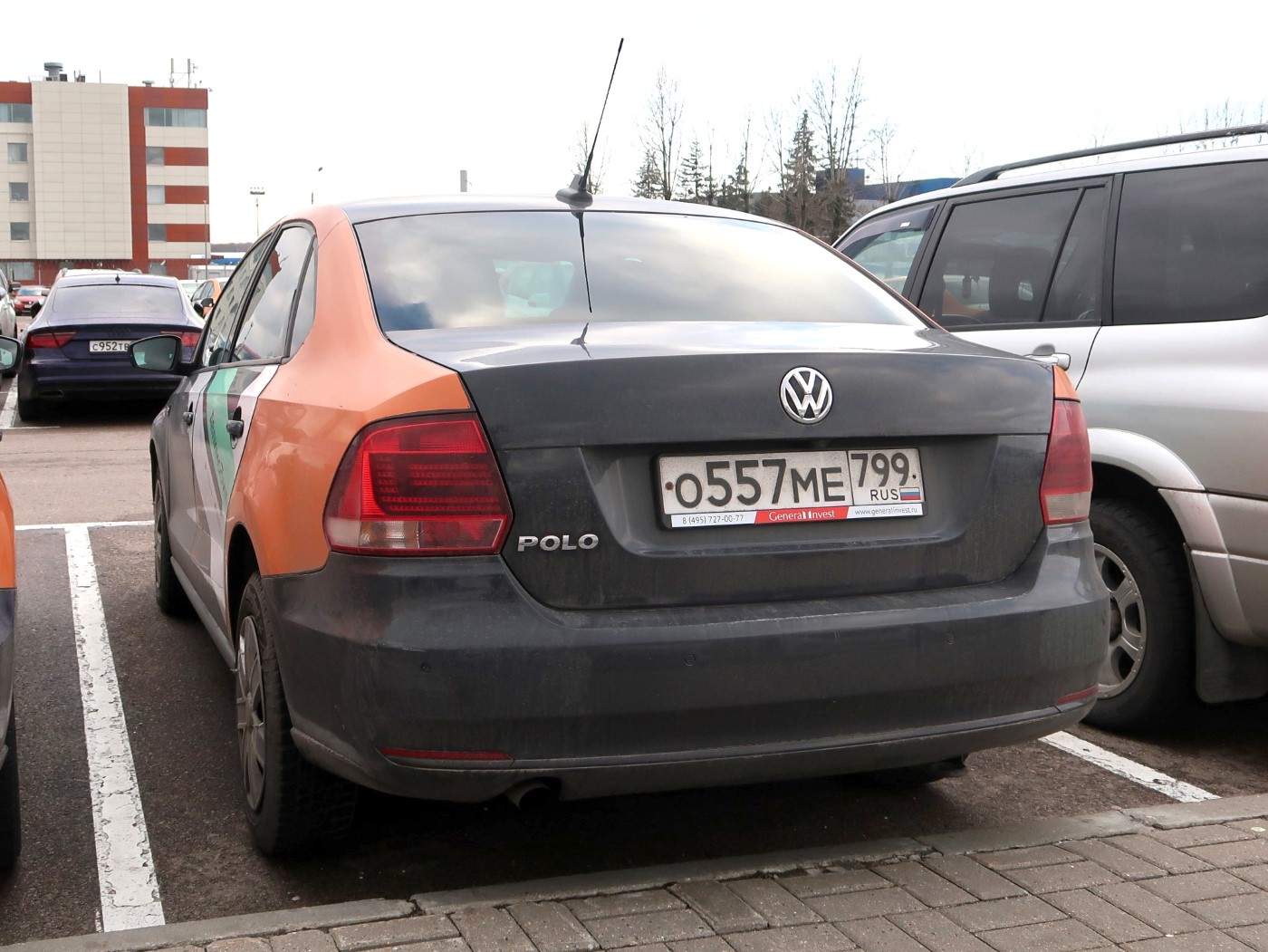 Москва, Volkswagen Polo № О 557 МЕ 799