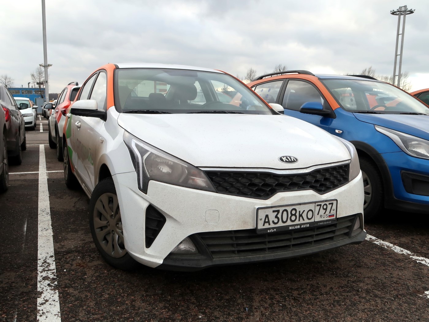 Москва, KIA Rio № А 308 КО 797