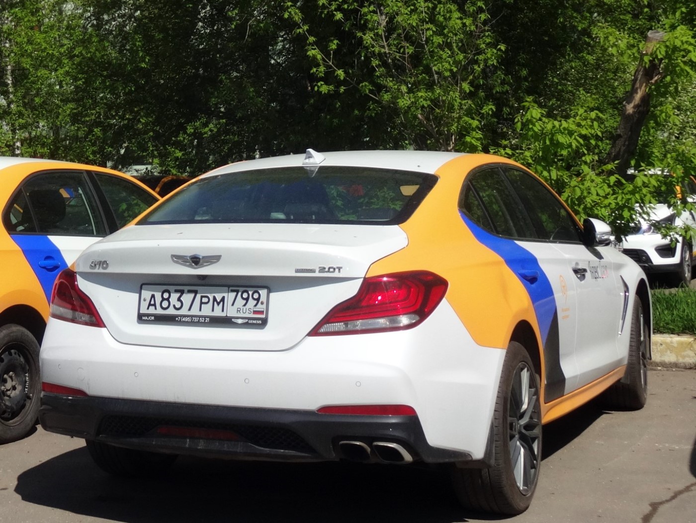 Москва, Genesis G70 № А 837 РМ 799