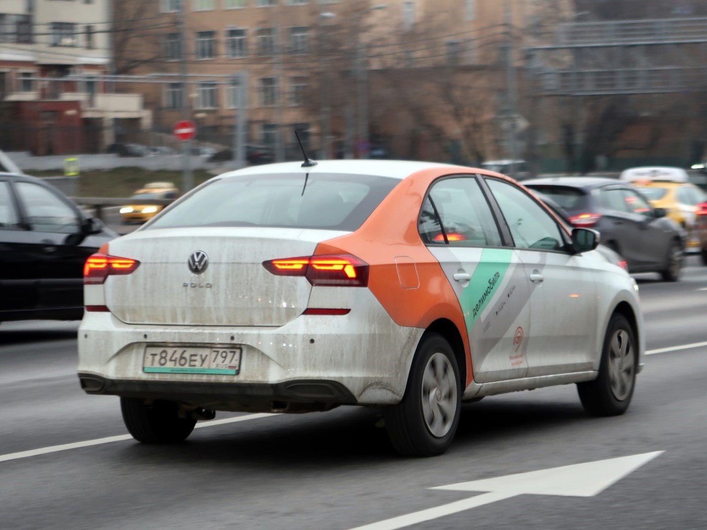 Москва, Volkswagen Polo № Т 846 ЕУ 797