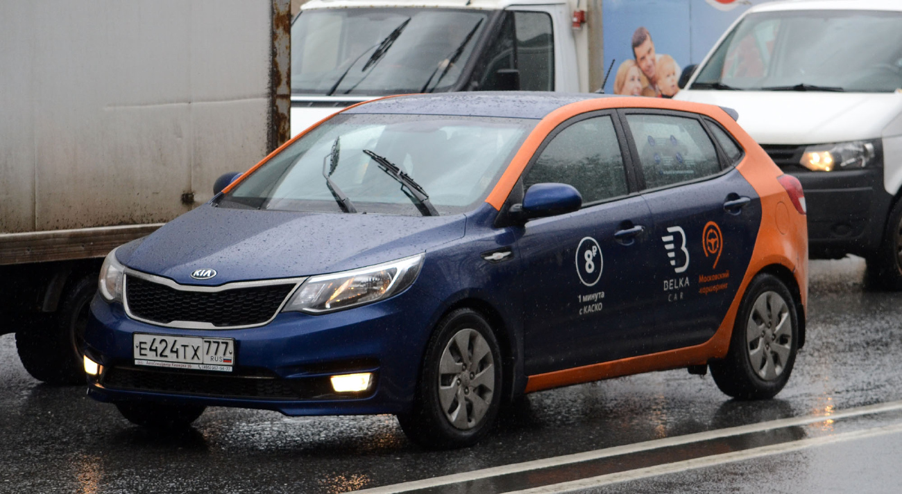 Москва, KIA Rio № Е 424 ТХ 777