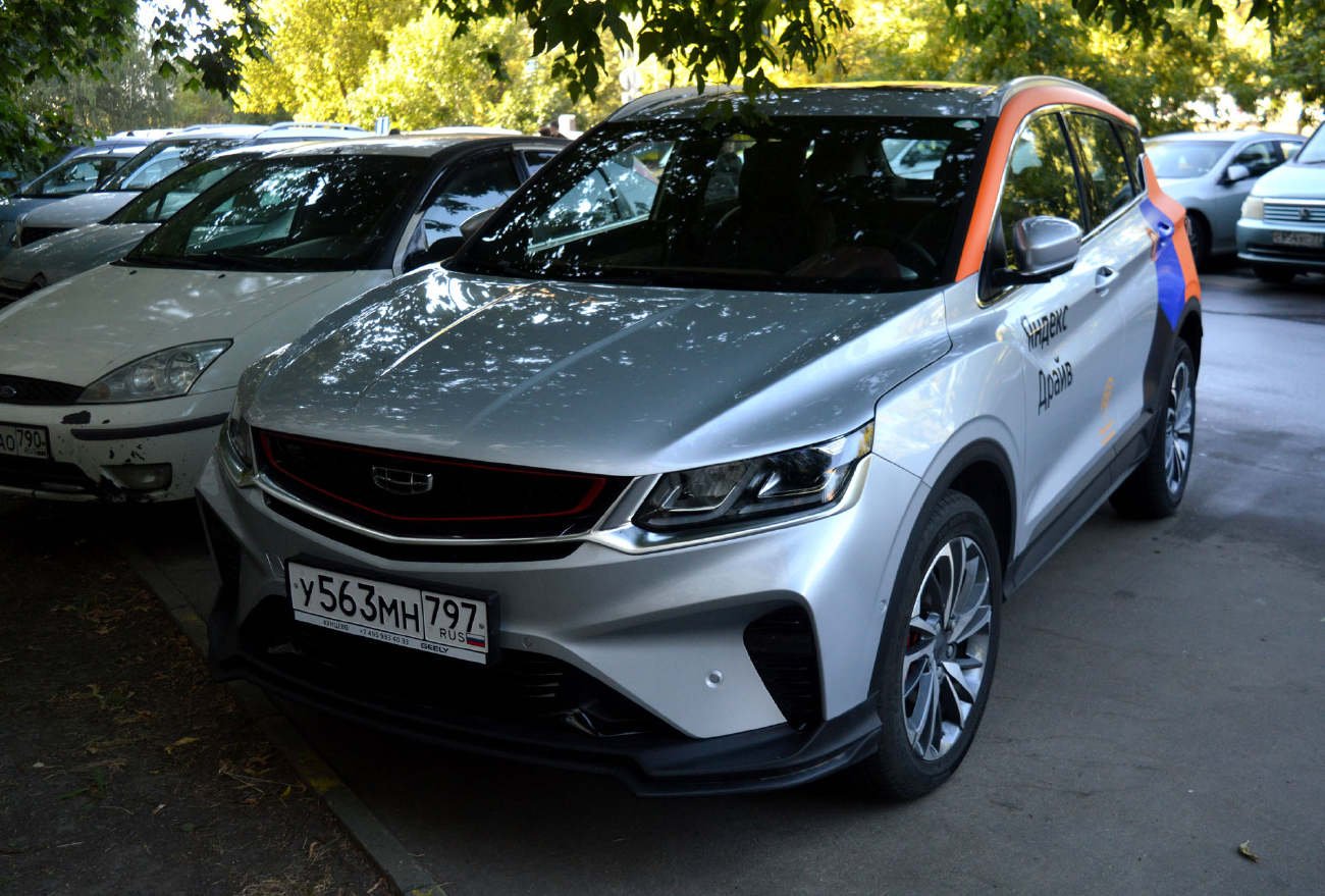 Москва, Geely Coolray № У 563 МН 797