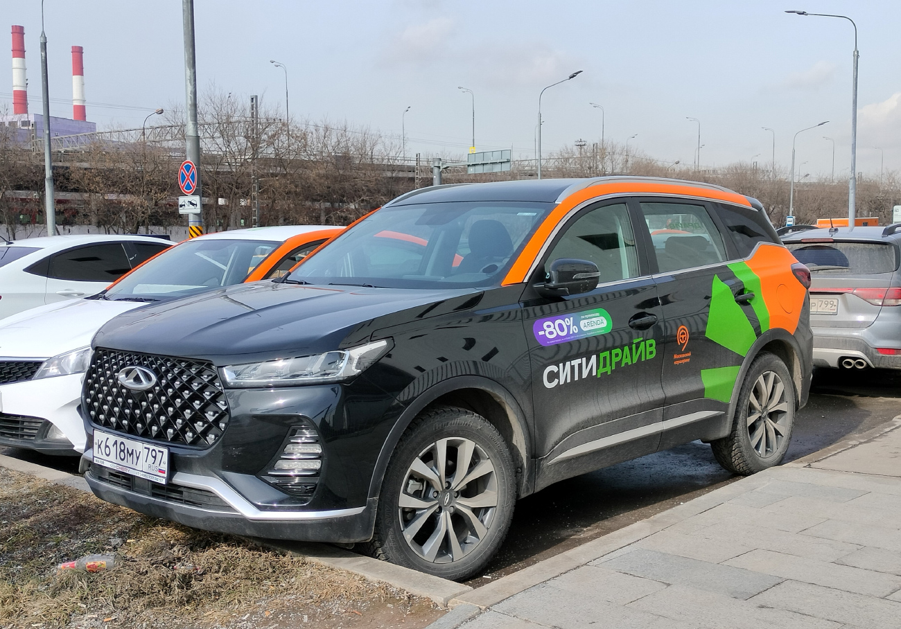 Москва, Chery Tiggo 7 № К 618 МУ 797