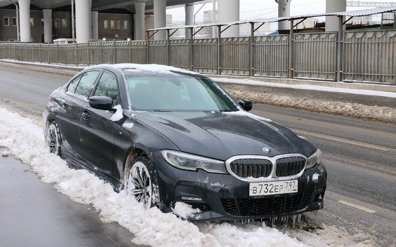 Москва, BMW 3 Series № В 732 ЕР 797