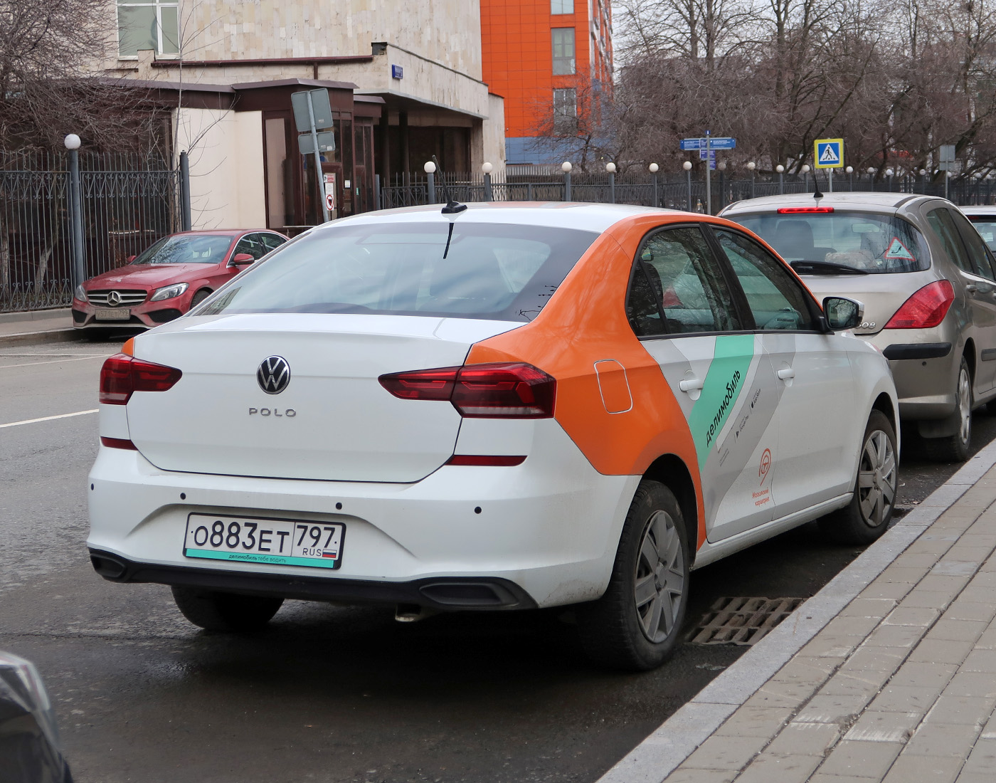 Москва, Volkswagen Polo № О 883 ЕТ 797