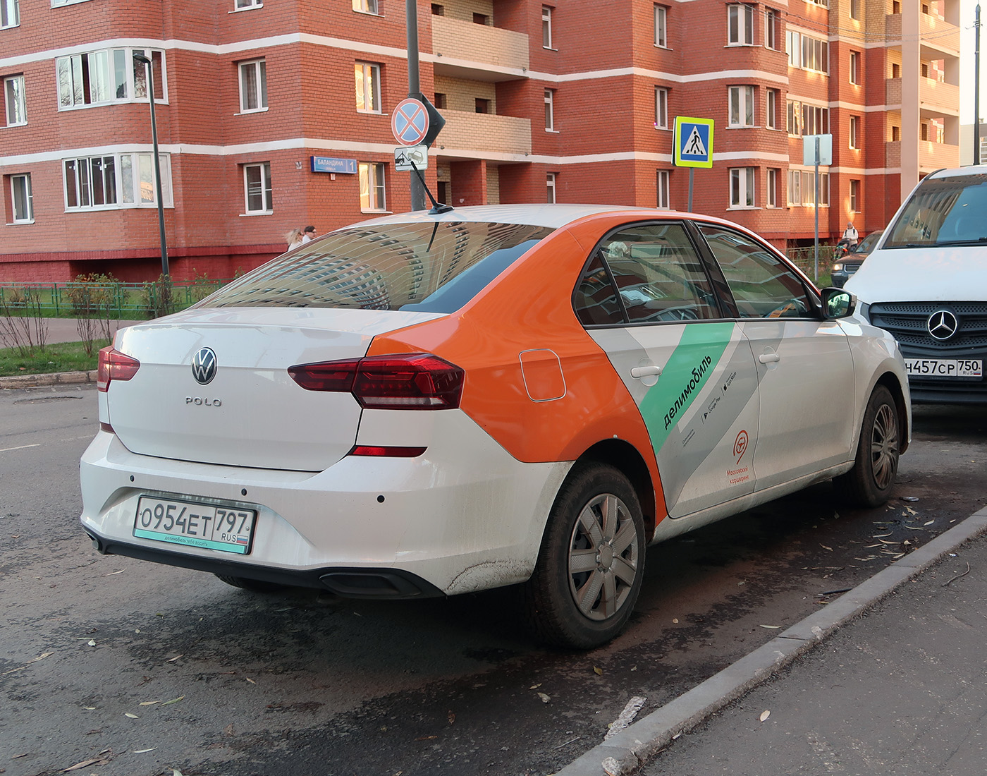 Москва, Volkswagen Polo № О 954 ЕТ 797