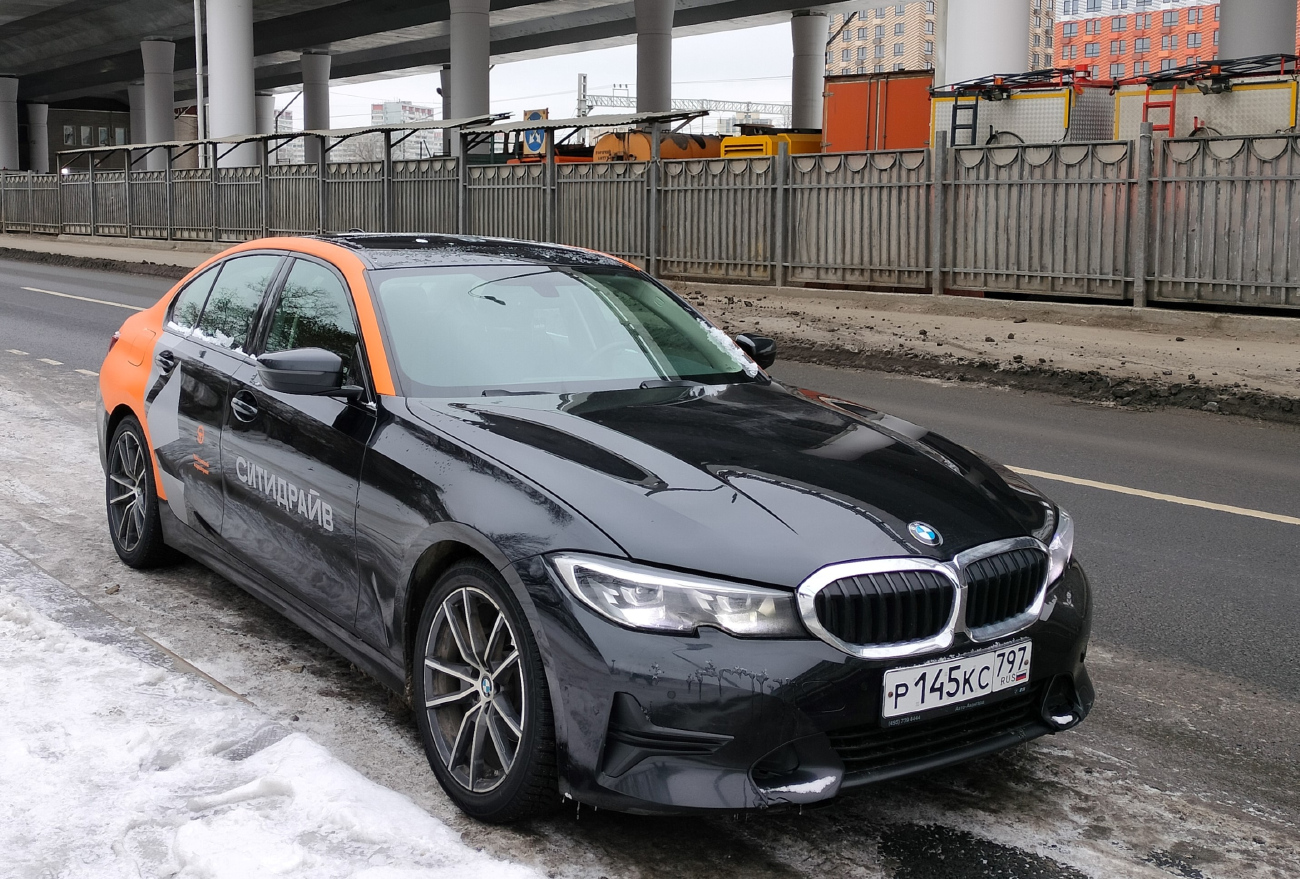 Москва, BMW 3 Series № Р 145 КС 797