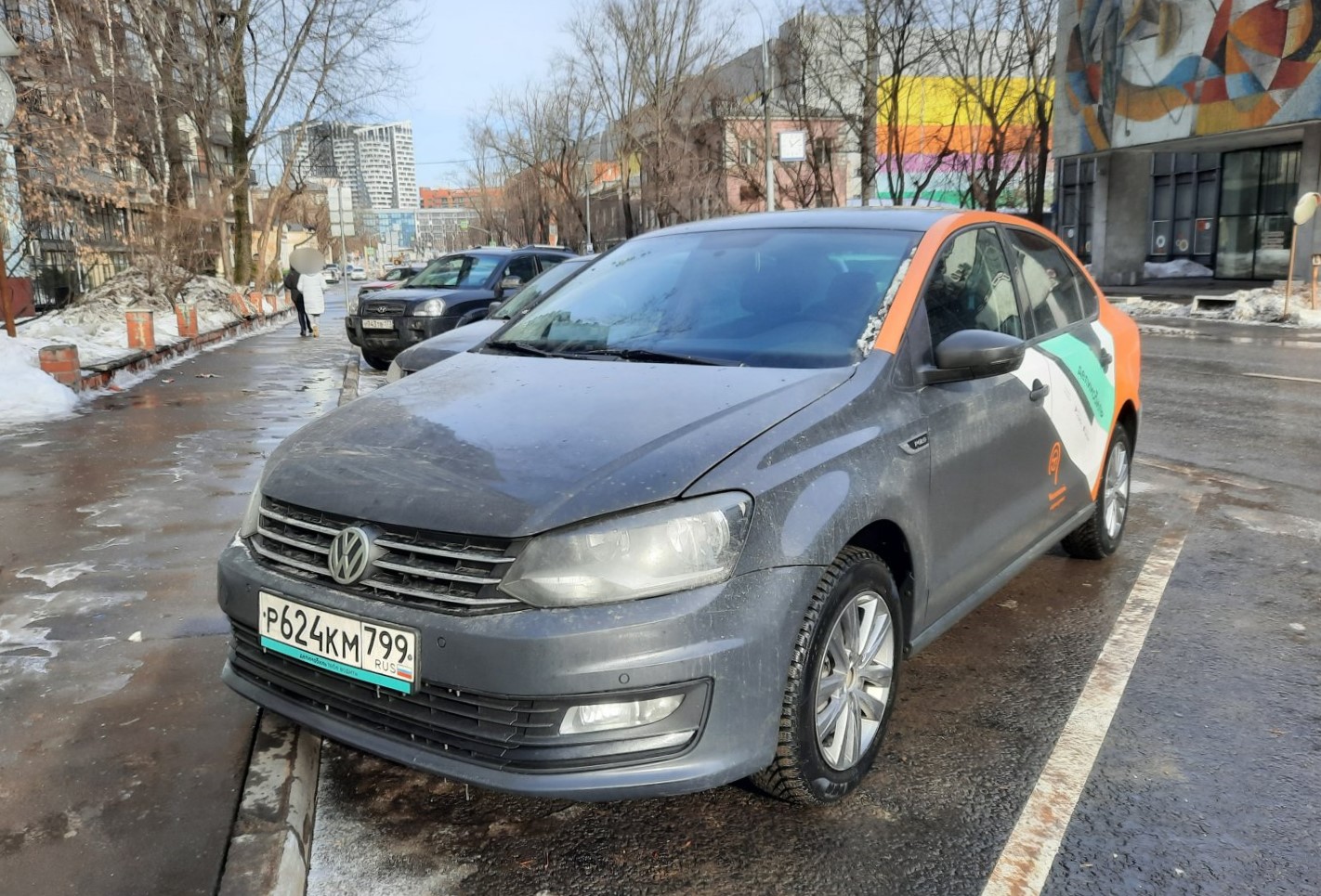 Москва, Volkswagen Polo № Р 624 КМ 799