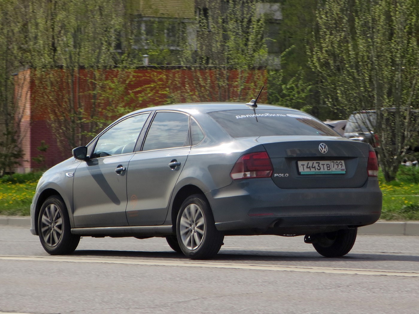 Москва, Volkswagen Polo № Т 443 ТВ 799