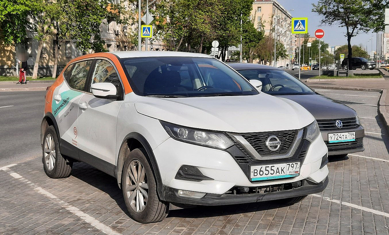 Москва, Nissan Qashqai № В 655 АК 797