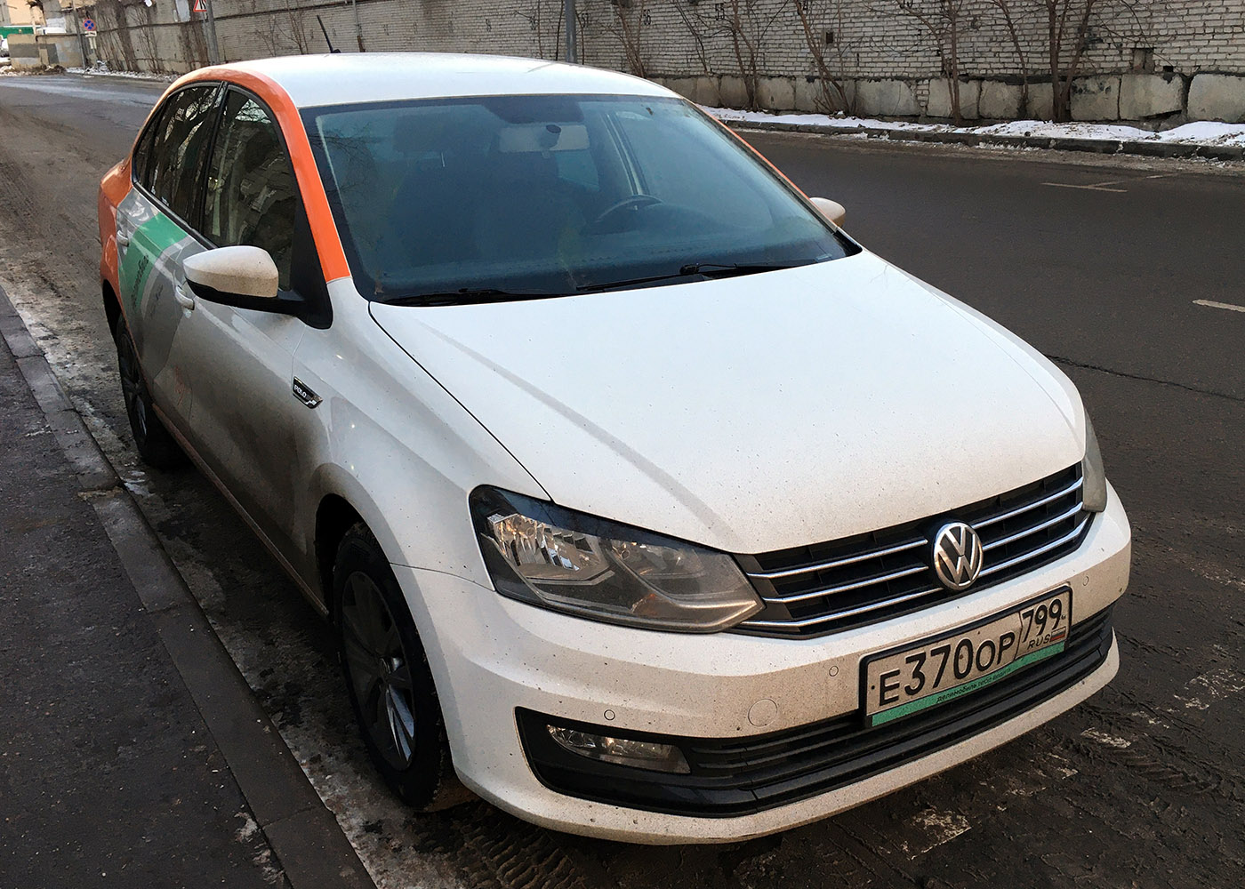 Москва, Volkswagen Polo № Е 370 ОР 799