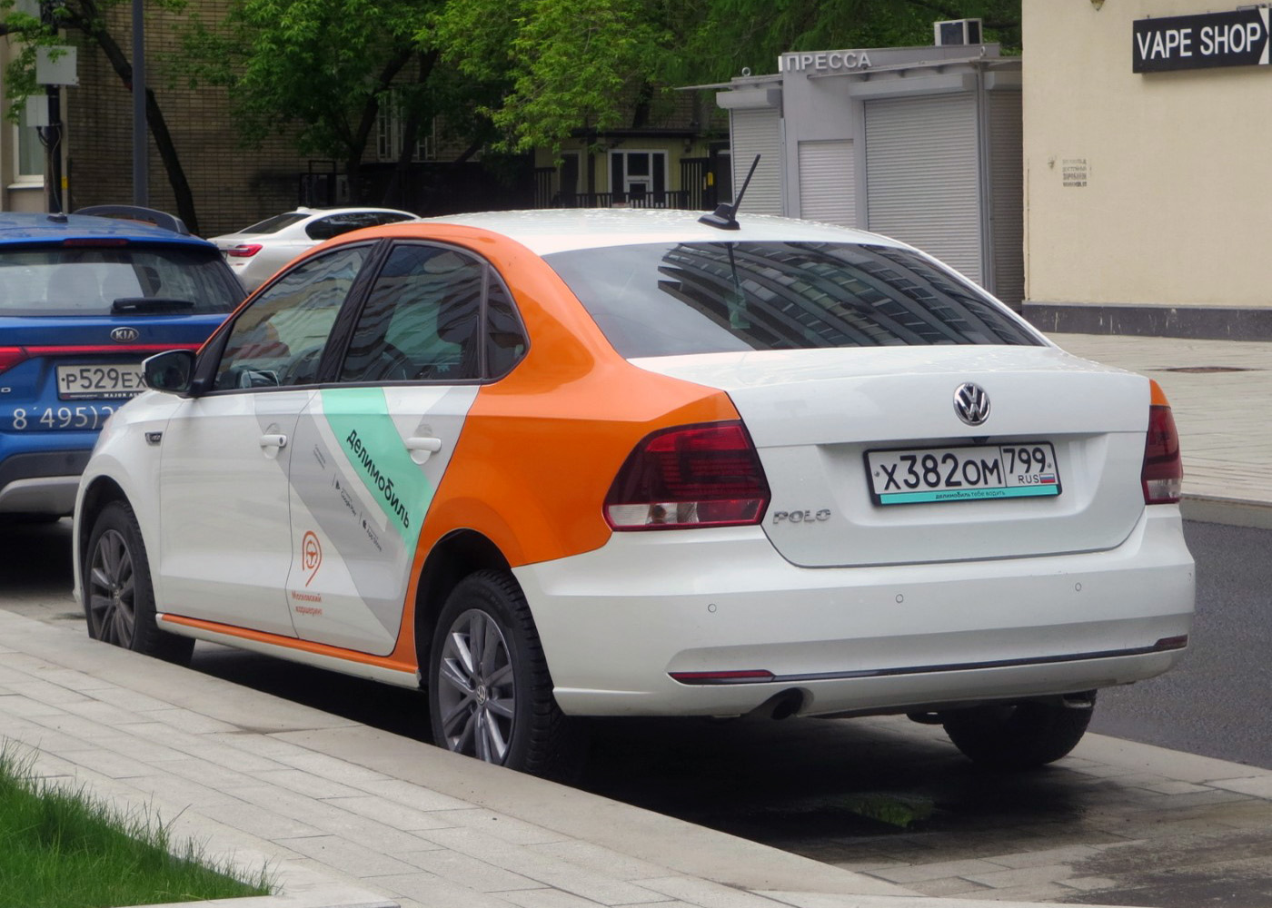 Москва, Volkswagen Polo № Х 382 ОМ 799