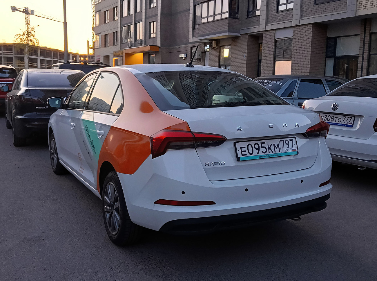 Москва, Škoda Rapid № Е 095 КМ 797