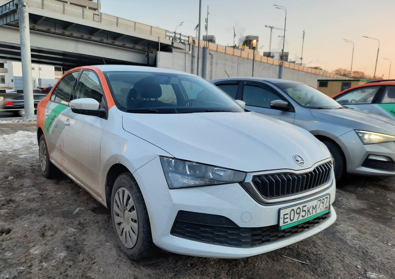 Москва, Škoda Rapid № Е 095 КМ 797