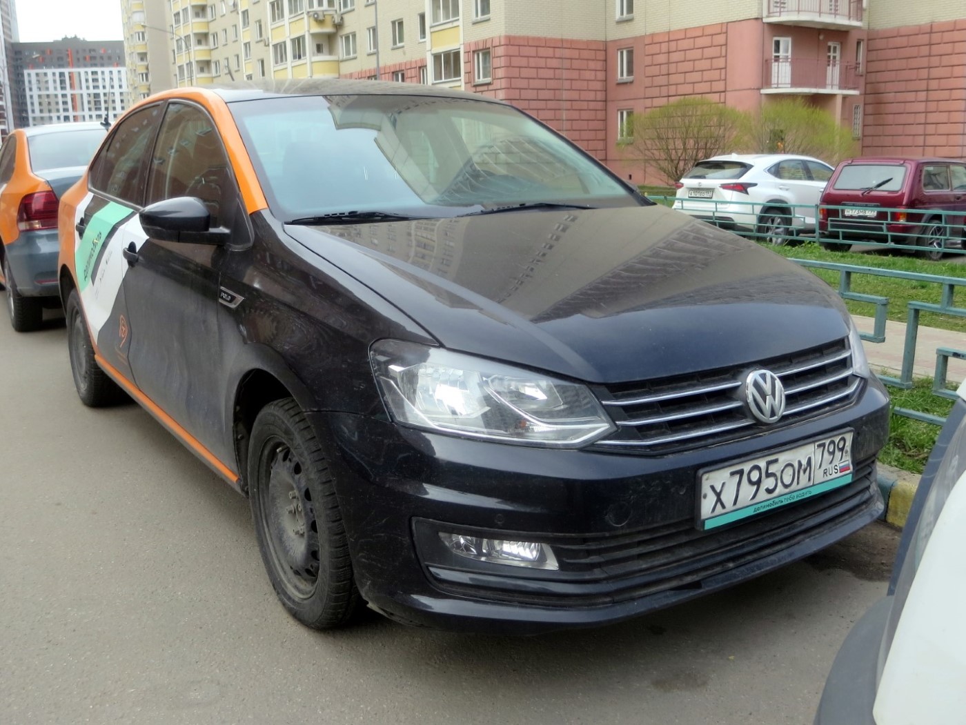 Москва, Volkswagen Polo № Х 795 ОМ 799