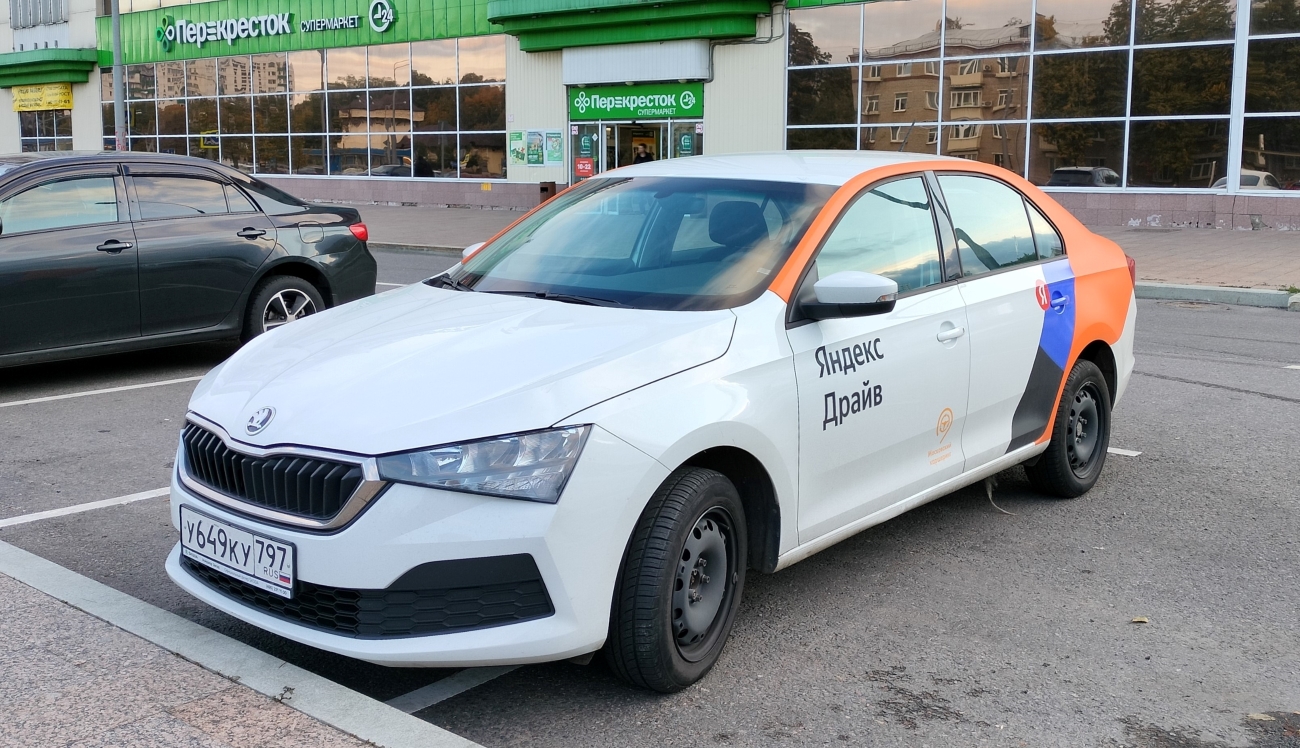 Москва, Škoda Rapid № У 649 КУ 797