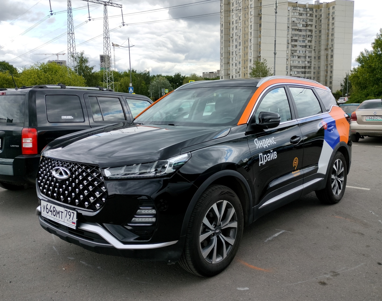 Москва, Chery Tiggo 7 № У 648 МТ 797; Москва, Volkswagen Polo № Т 662 ОС 799