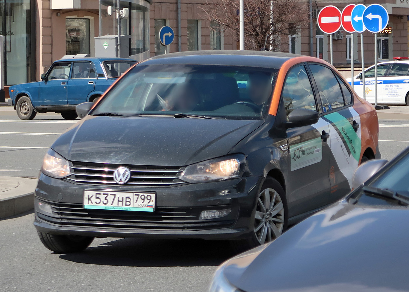 Москва, Volkswagen Polo № К 537 НВ 799