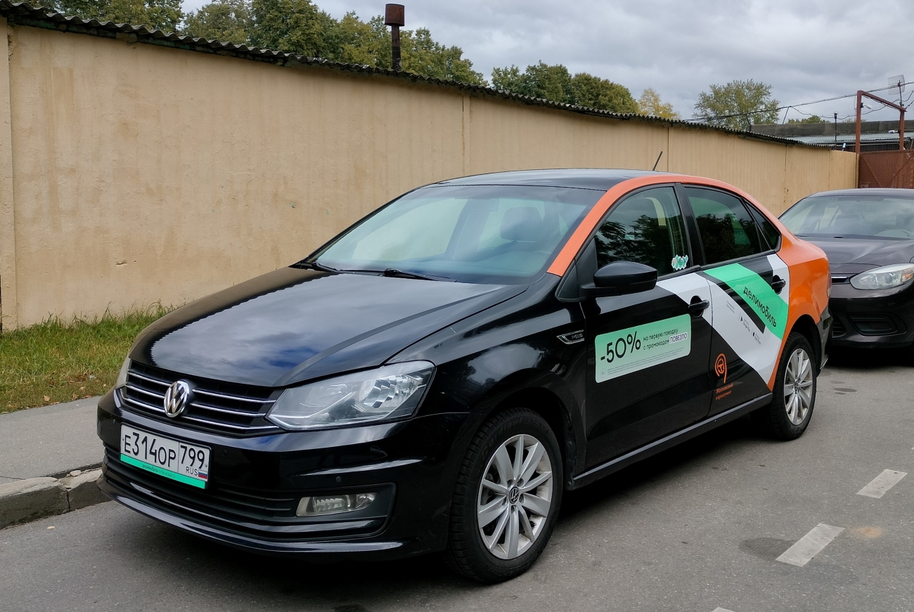 Москва, Volkswagen Polo № Е 314 ОР 799