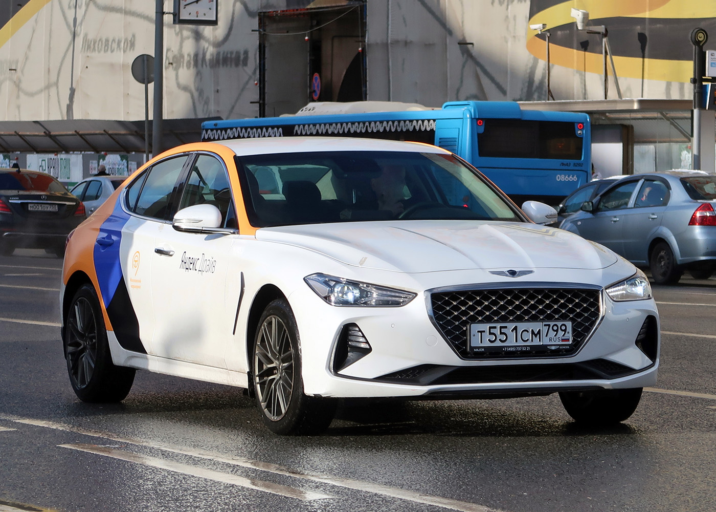 Москва, Genesis G70 № Т 551 СМ 799