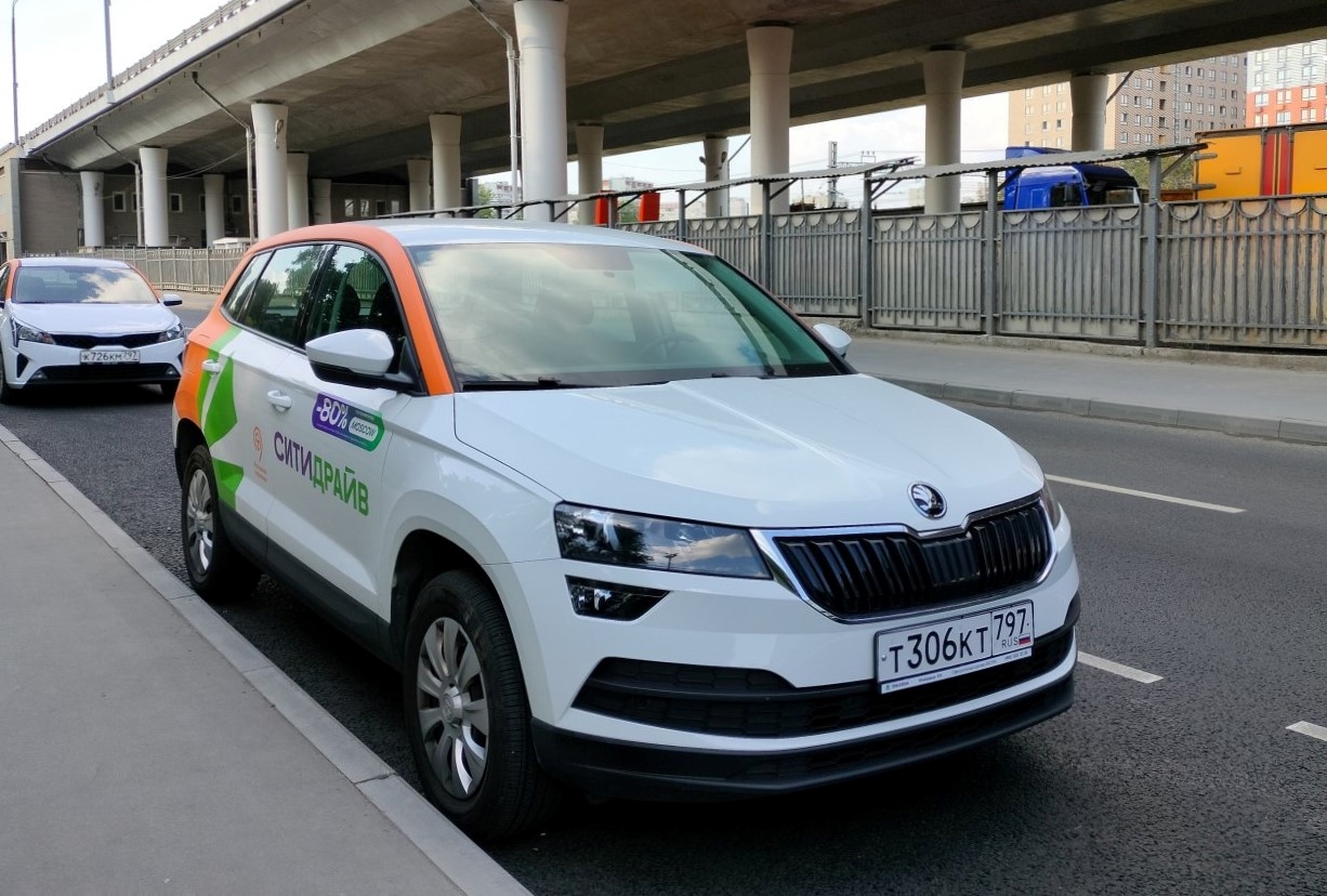Москва, Škoda Karoq № Т 306 КТ 797