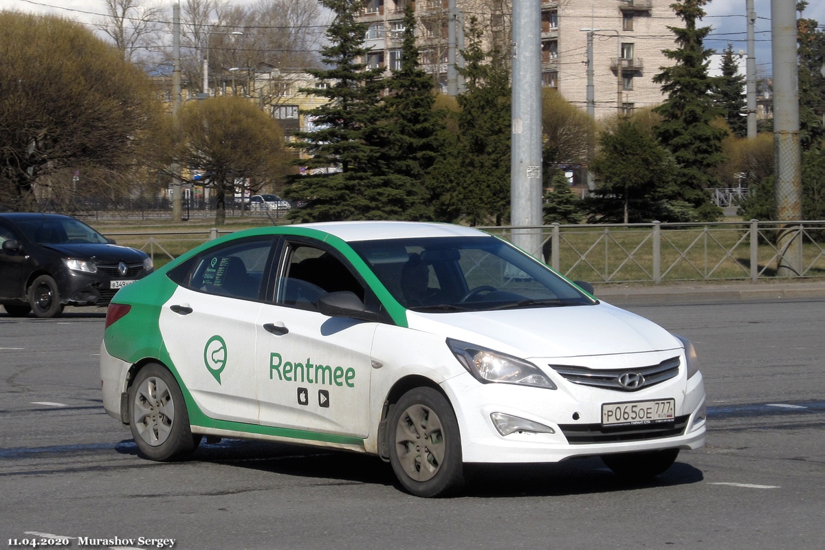 Санкт-Петербург, Hyundai Solaris № Р 065 ОЕ 777