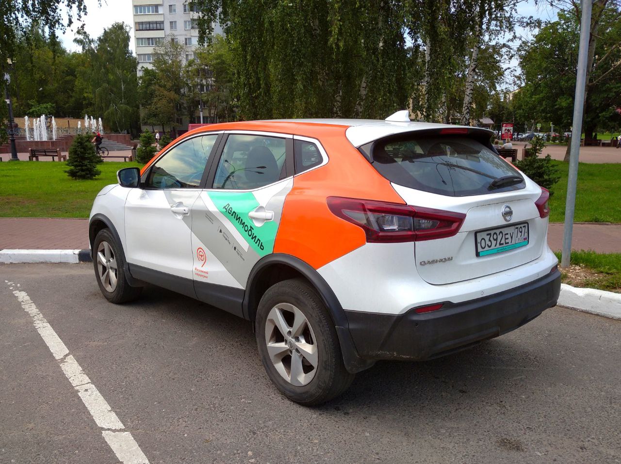 Москва, Nissan Qashqai № О 392 ЕУ 797
