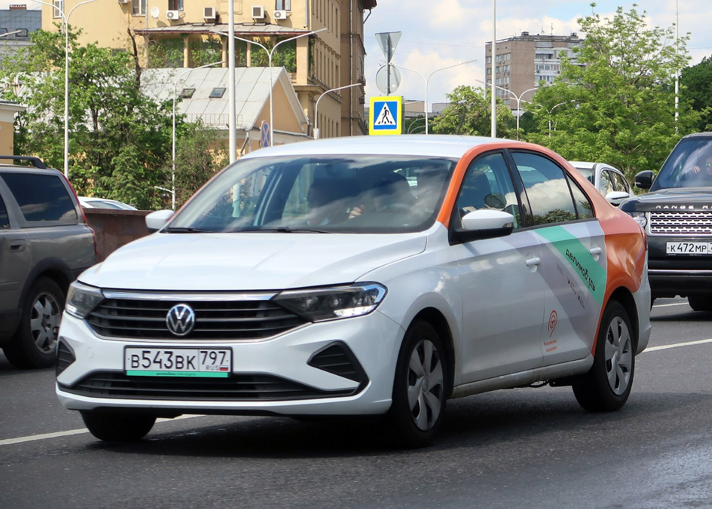 Москва, Volkswagen Polo № В 543 ВК 797