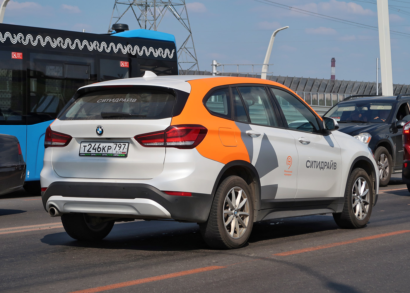 Москва, BMW X1 № Т 246 КР 797