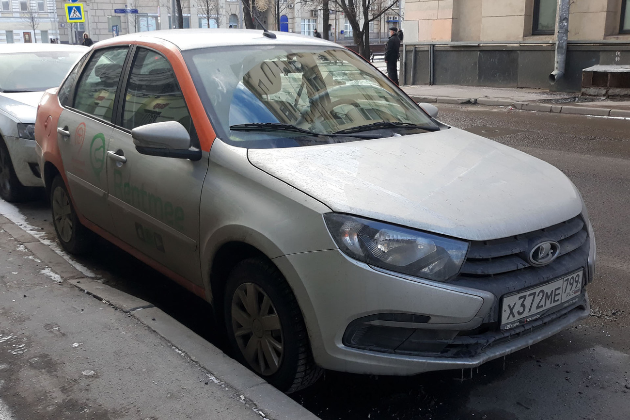 Москва, Lada Granta № Х 372 МЕ 799