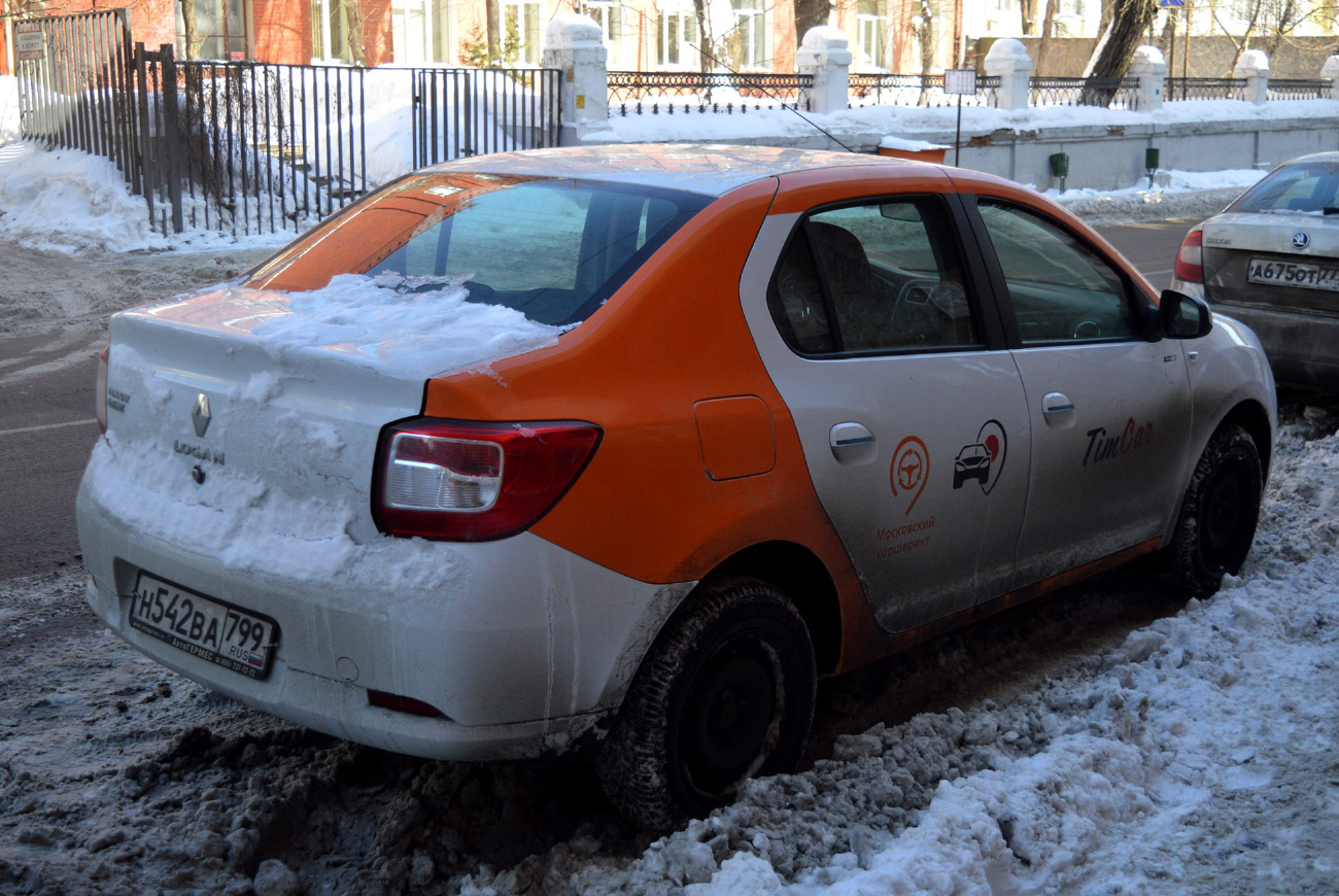 Москва, Renault Logan № Н 542 ВА 799