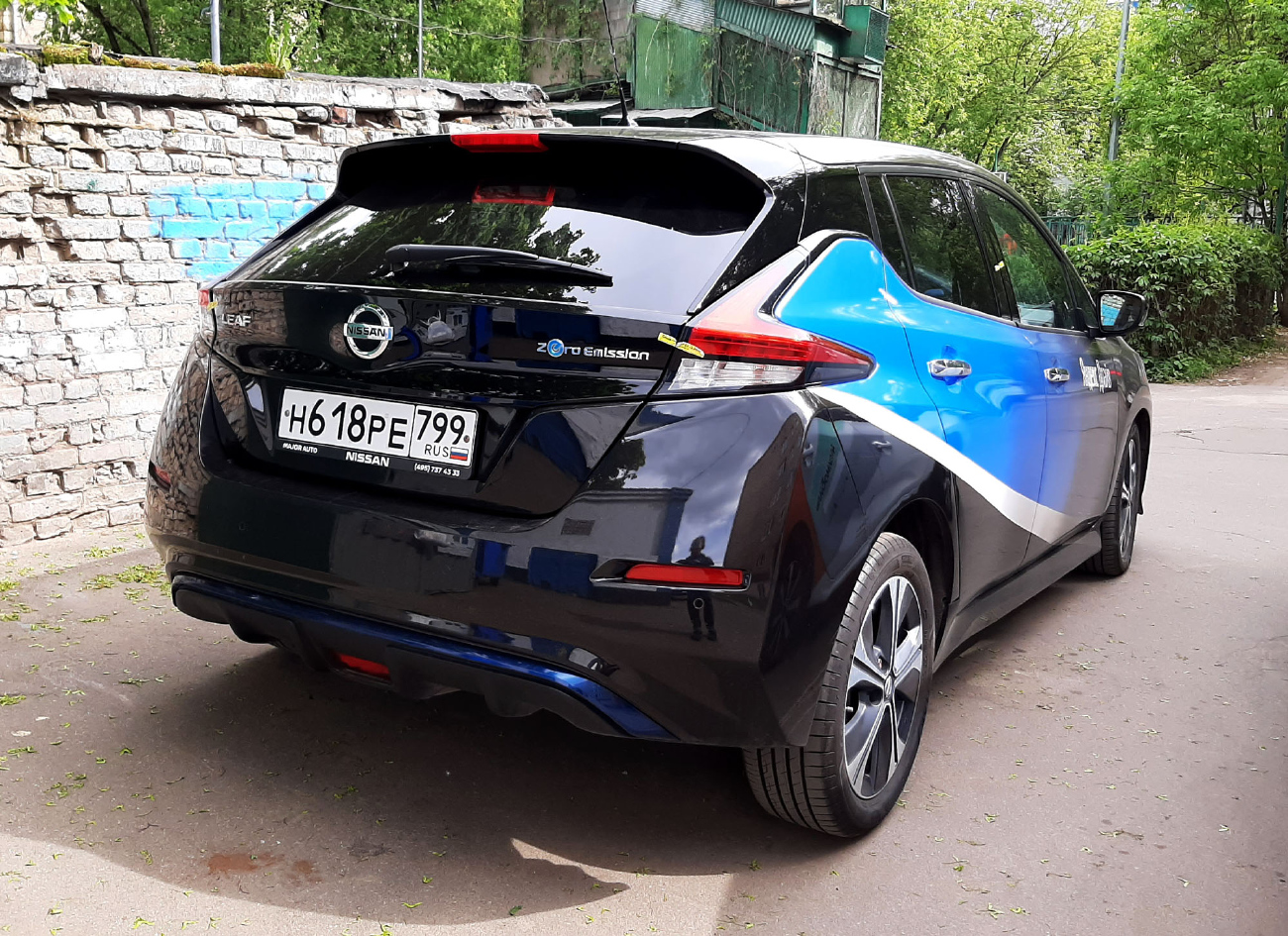 Москва, Nissan Leaf № Н 618 РЕ 799