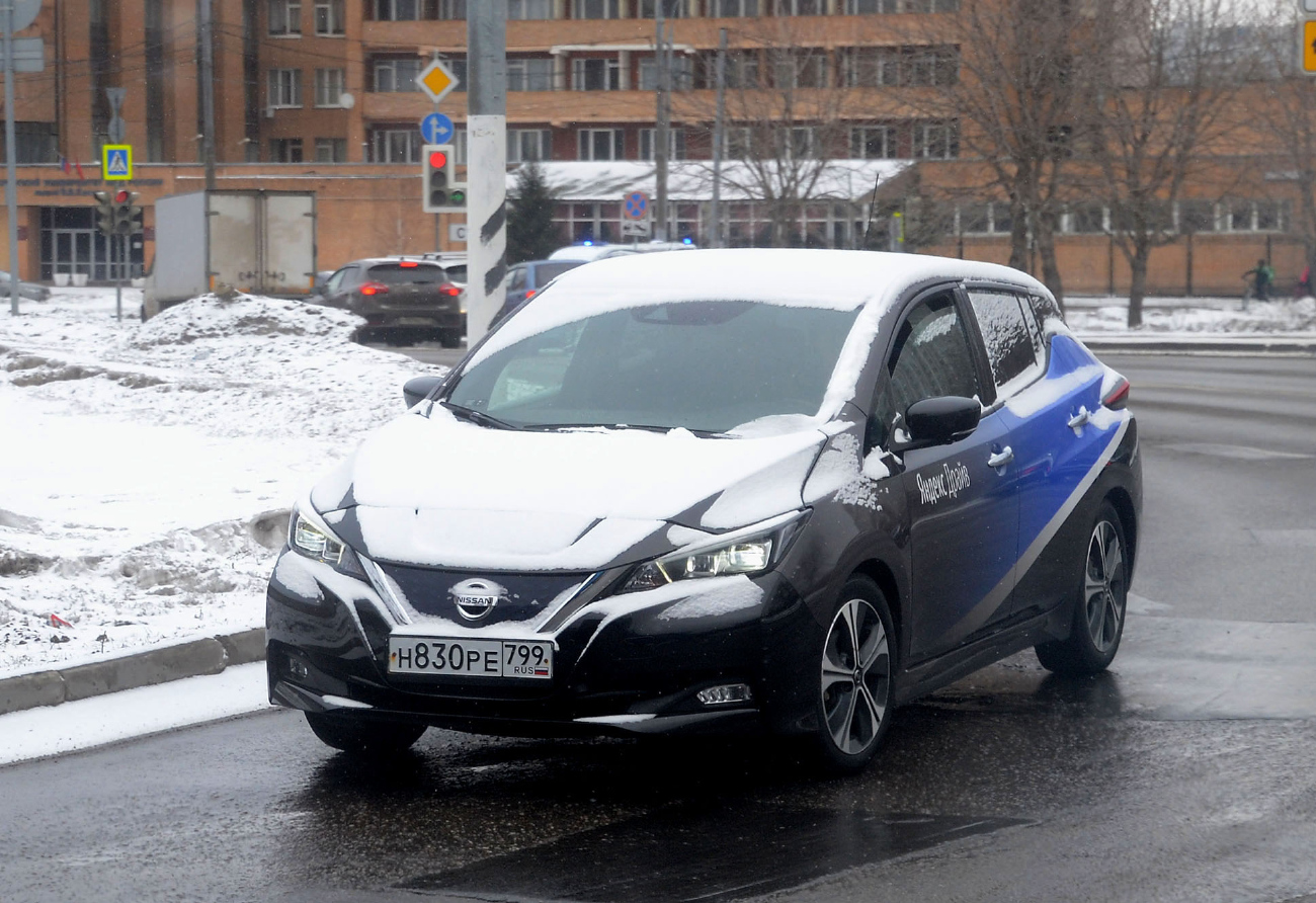 Москва, Nissan Leaf № Н 830 РЕ 799