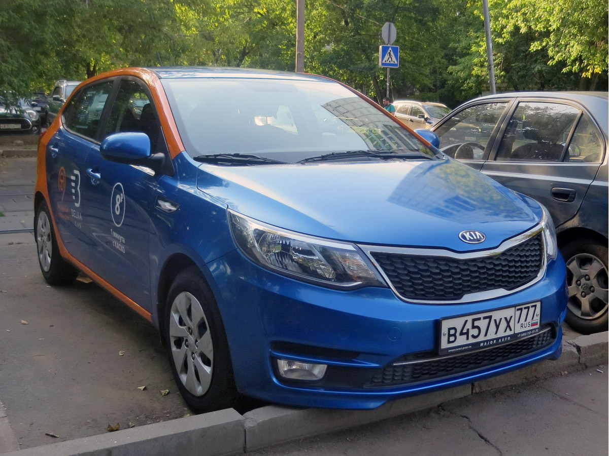 Москва, KIA Rio № В 457 УХ 777
