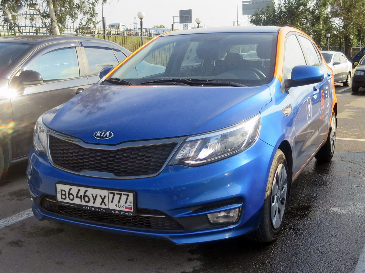 Москва, KIA Rio № В 646 УХ 777