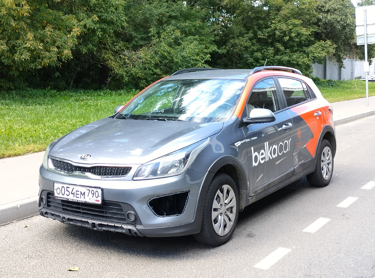 Москва, KIA Rio № О 054 ЕМ 790