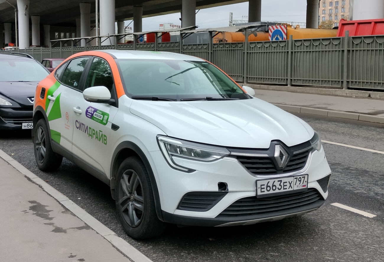 Москва, Renault Arkana № Е 663 ЕХ 797