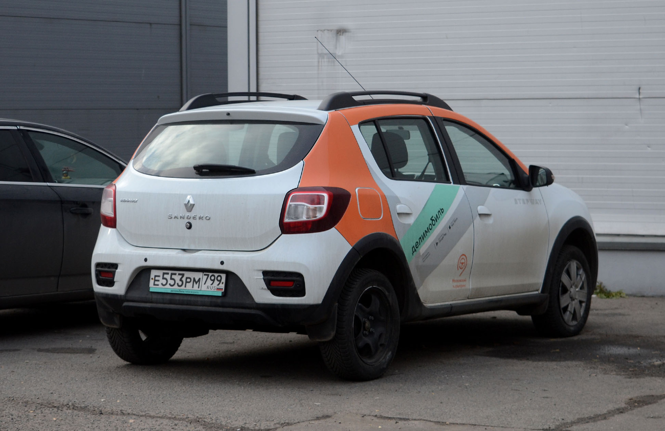 Москва, Renault Sandero № Е 553 РМ 799