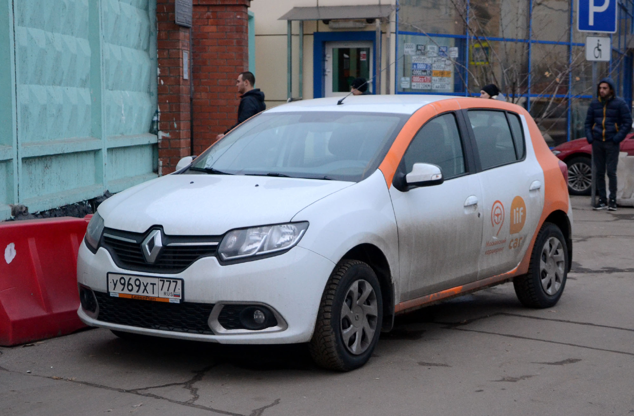 Москва, Renault Sandero № У 969 ХТ 777