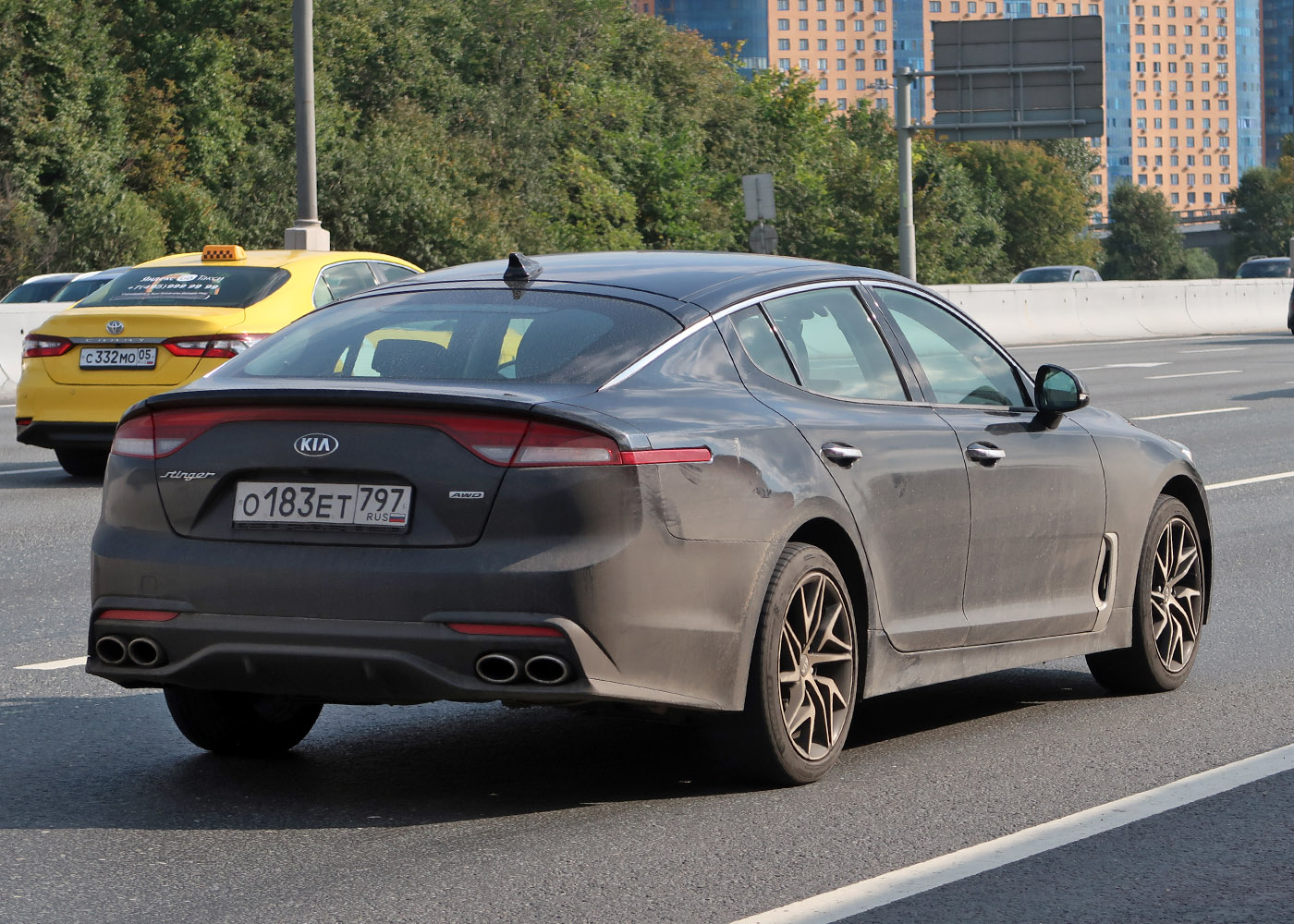 Москва, KIA Stinger № О 183 ЕТ 797