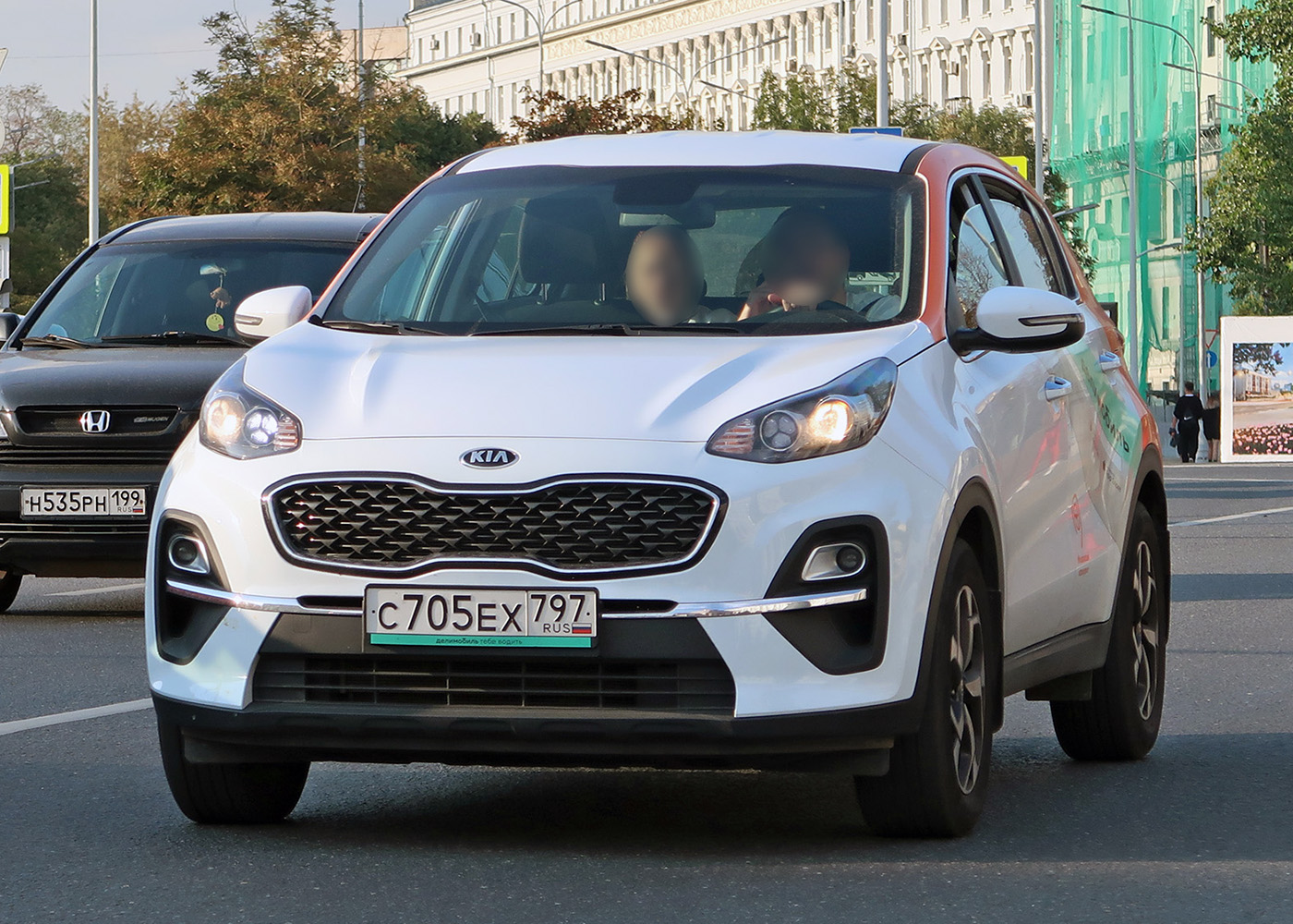 Москва, KIA Sportage № С 705 ЕХ 797
