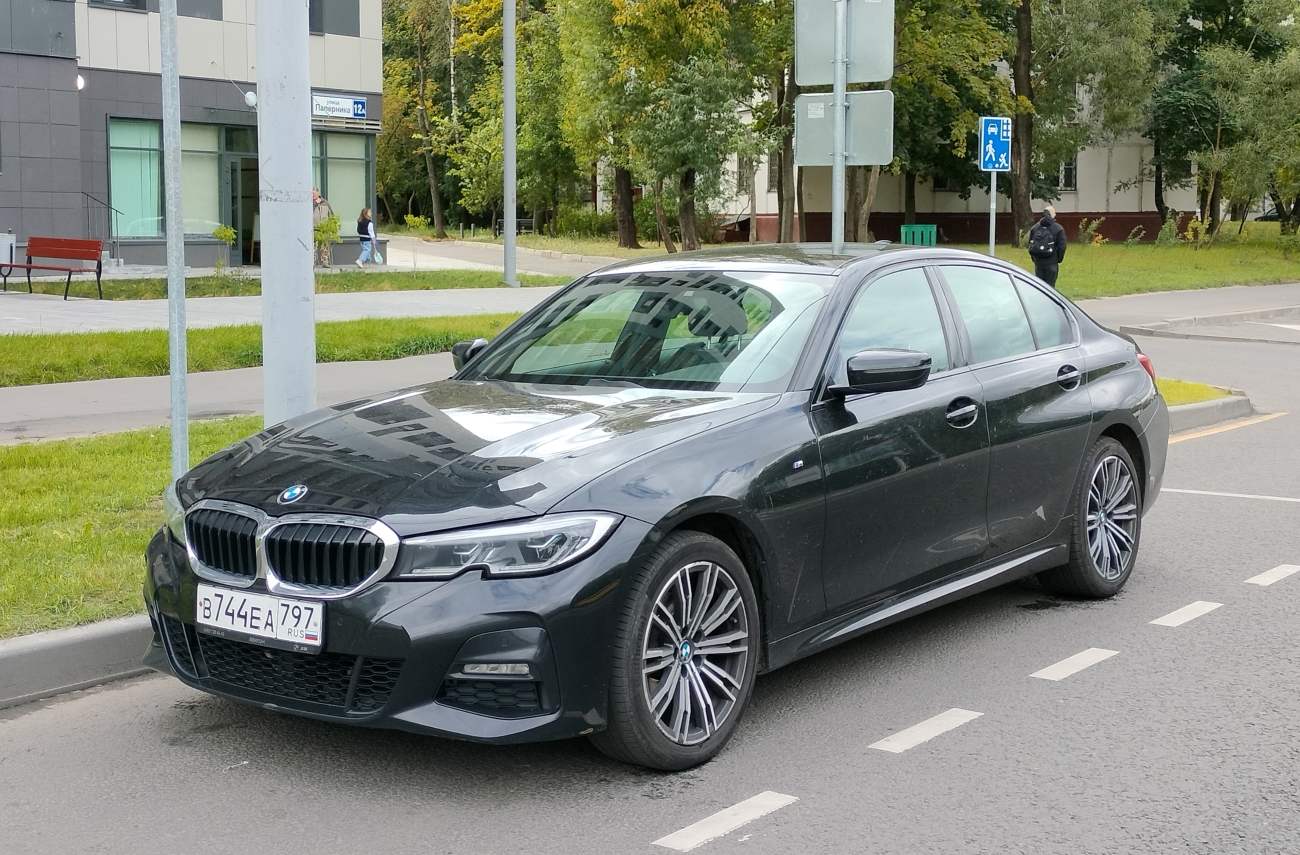 Москва, BMW 3 Series № В 744 ЕА 797