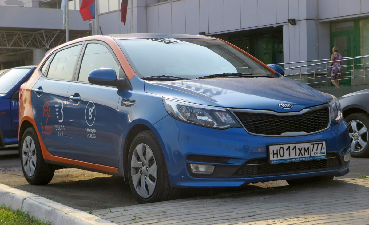 Москва, KIA Rio № Н 011 ХМ 777