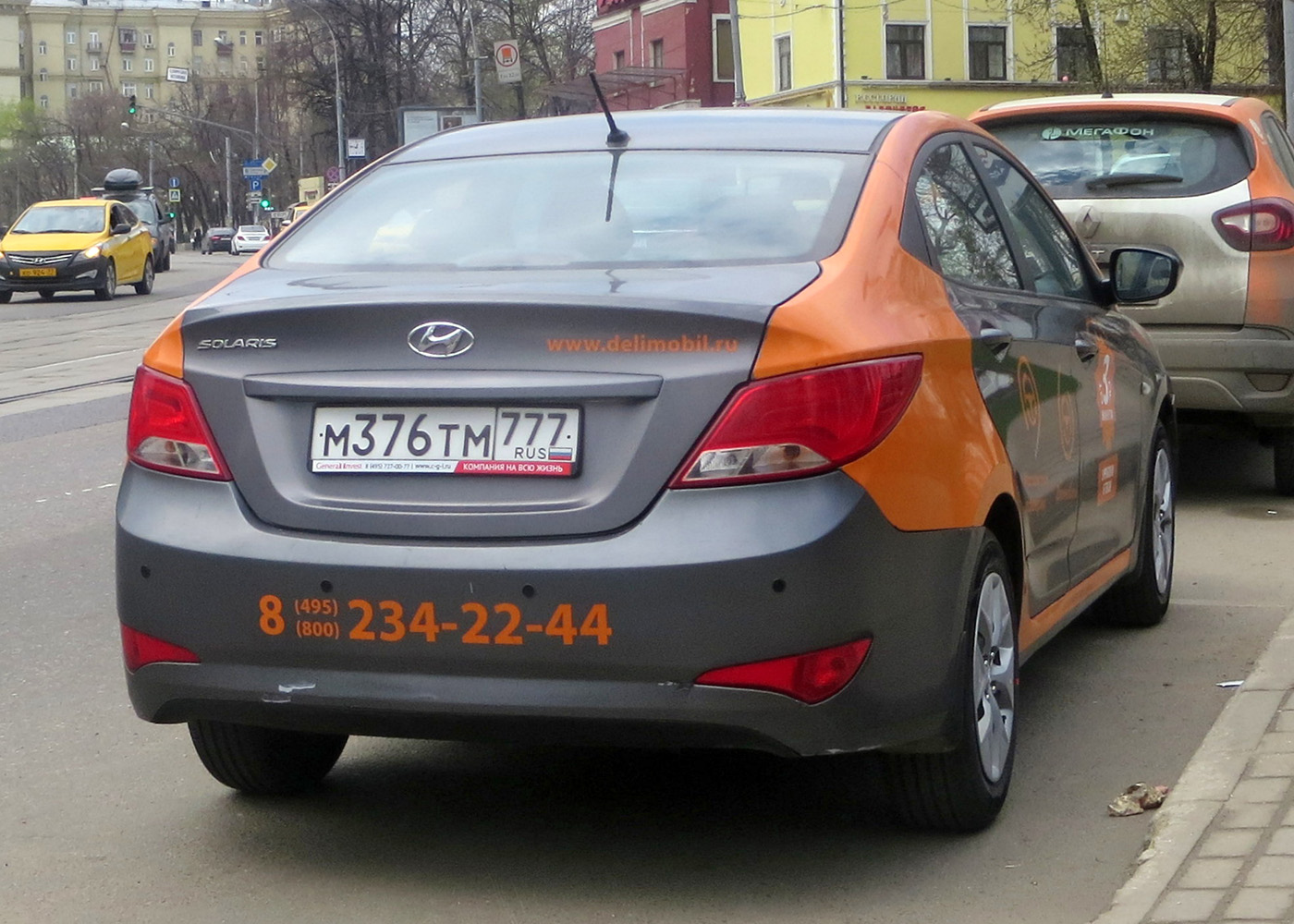 Москва, Hyundai Solaris № М 376 ТМ 777