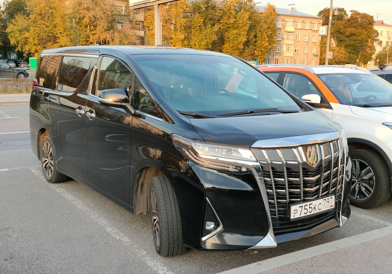 Москва, Toyota Alphard № Р 755 КС 797
