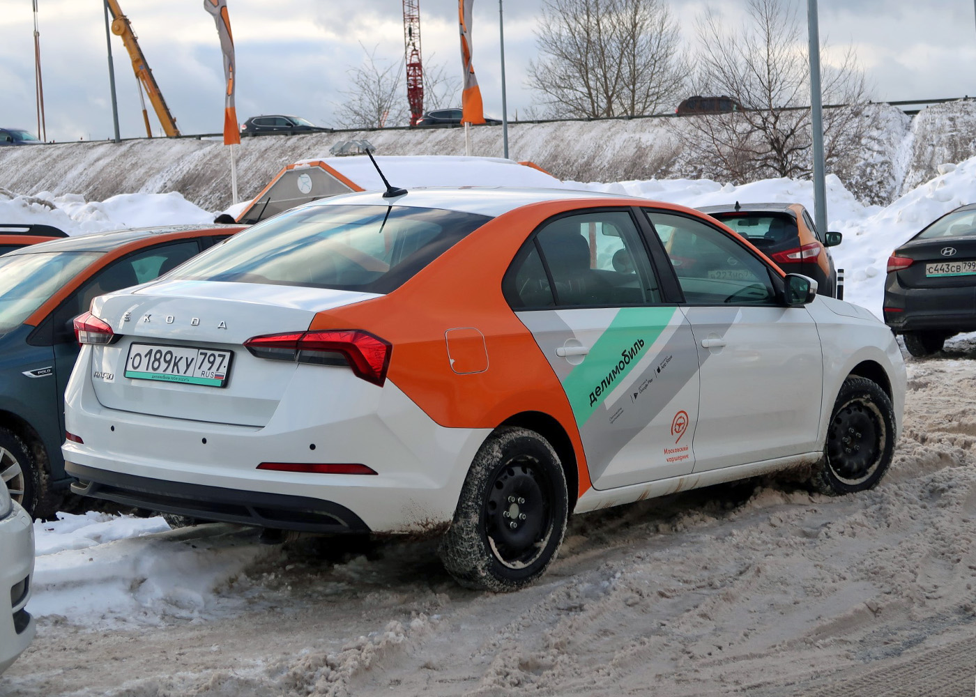Москва, Škoda Rapid № О 189 КУ 797