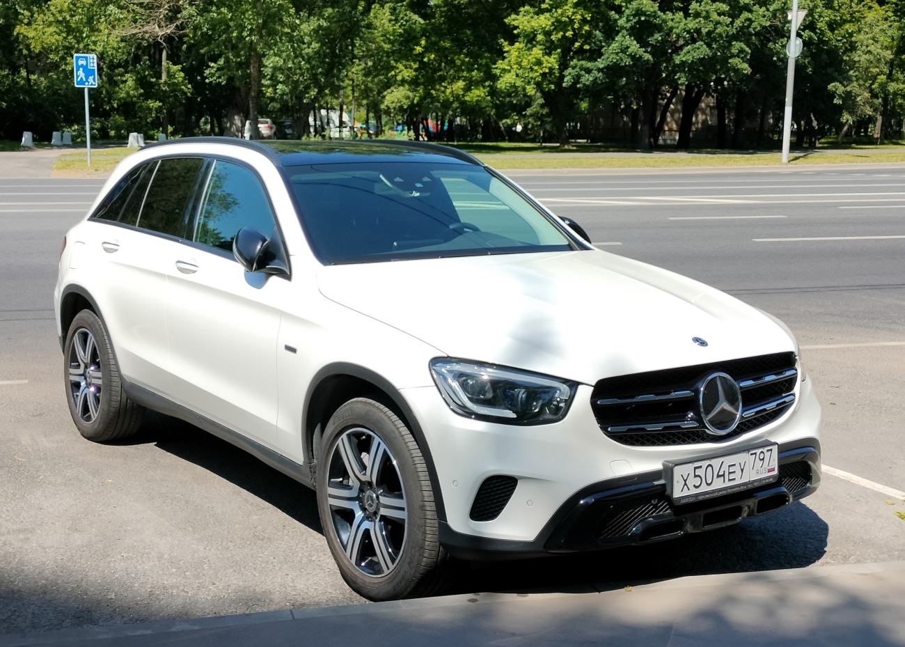 Москва, Mercedes-Benz GLC-Klasse № Х 504 ЕУ 797