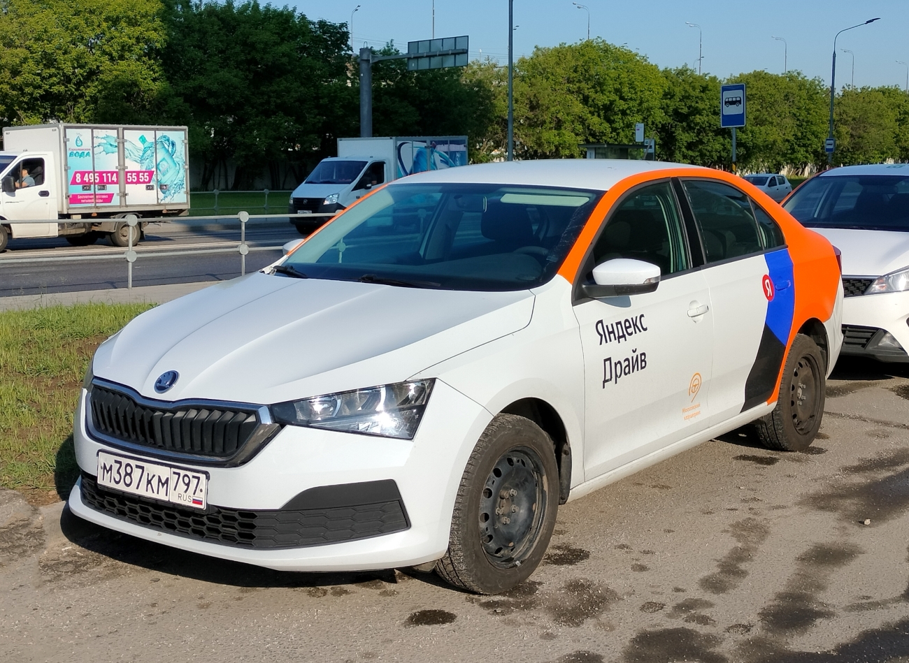 Москва, Škoda Rapid № М 387 КМ 797