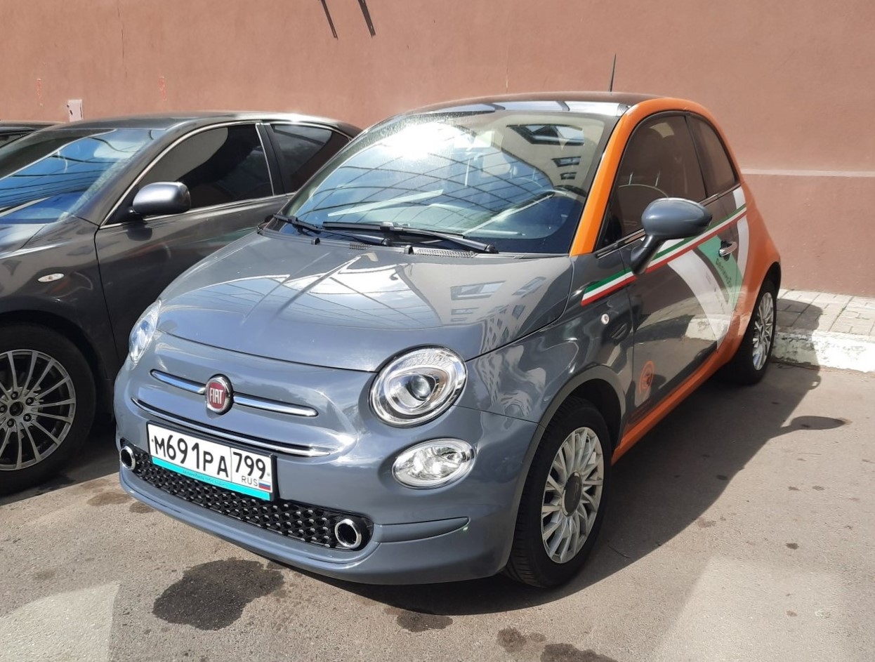 Москва, FIAT 500 № М 691 РА 799